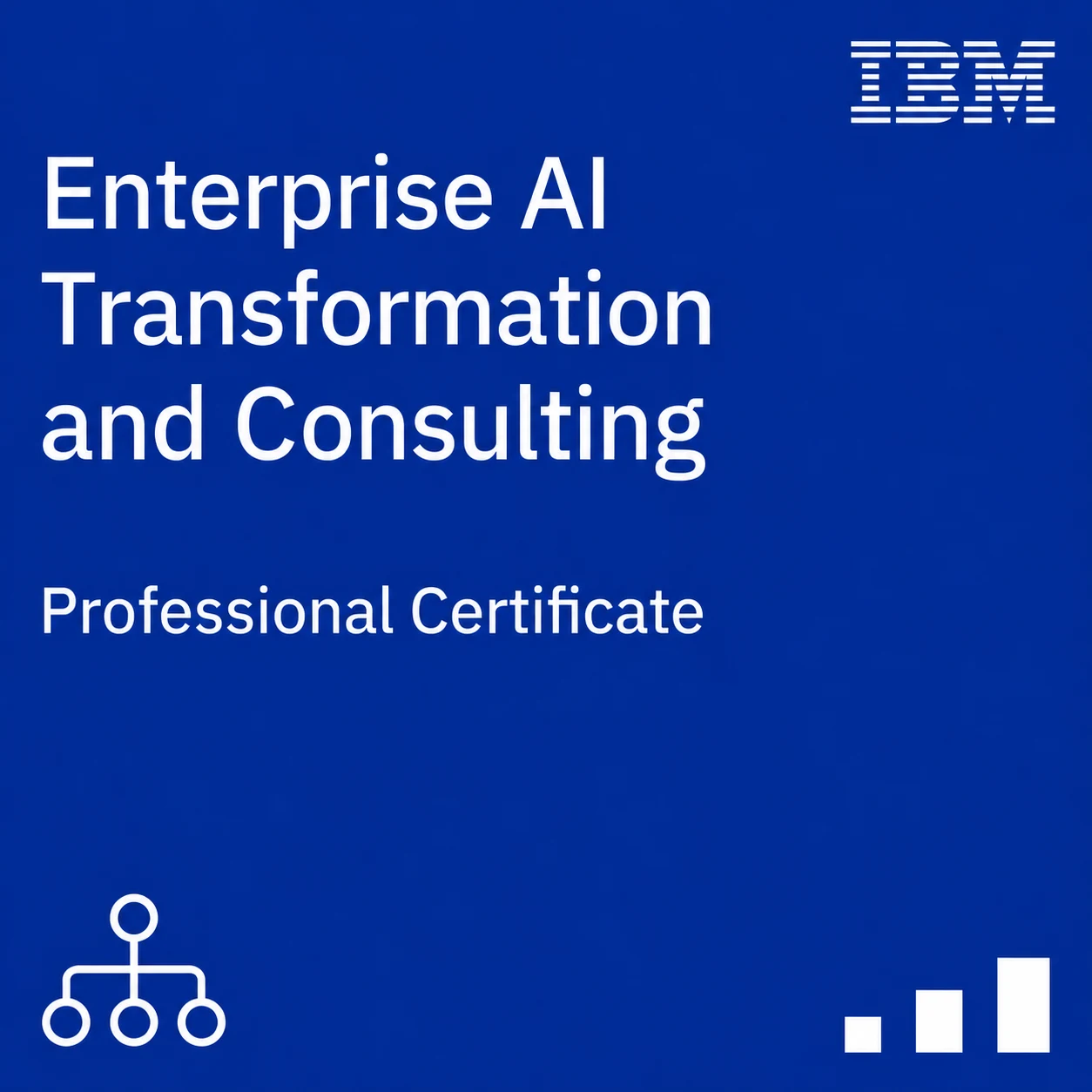 Program illustration for IBM Enterprise AI Transformation and Consulting Professional Certificate